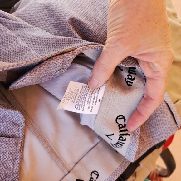 Callaway Golf Flat Front Pocketed Athletic Sz 40 Shorts - Picture 7 of 11